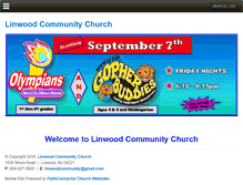 Tablet Screenshot of linwoodcommunitychurch.org